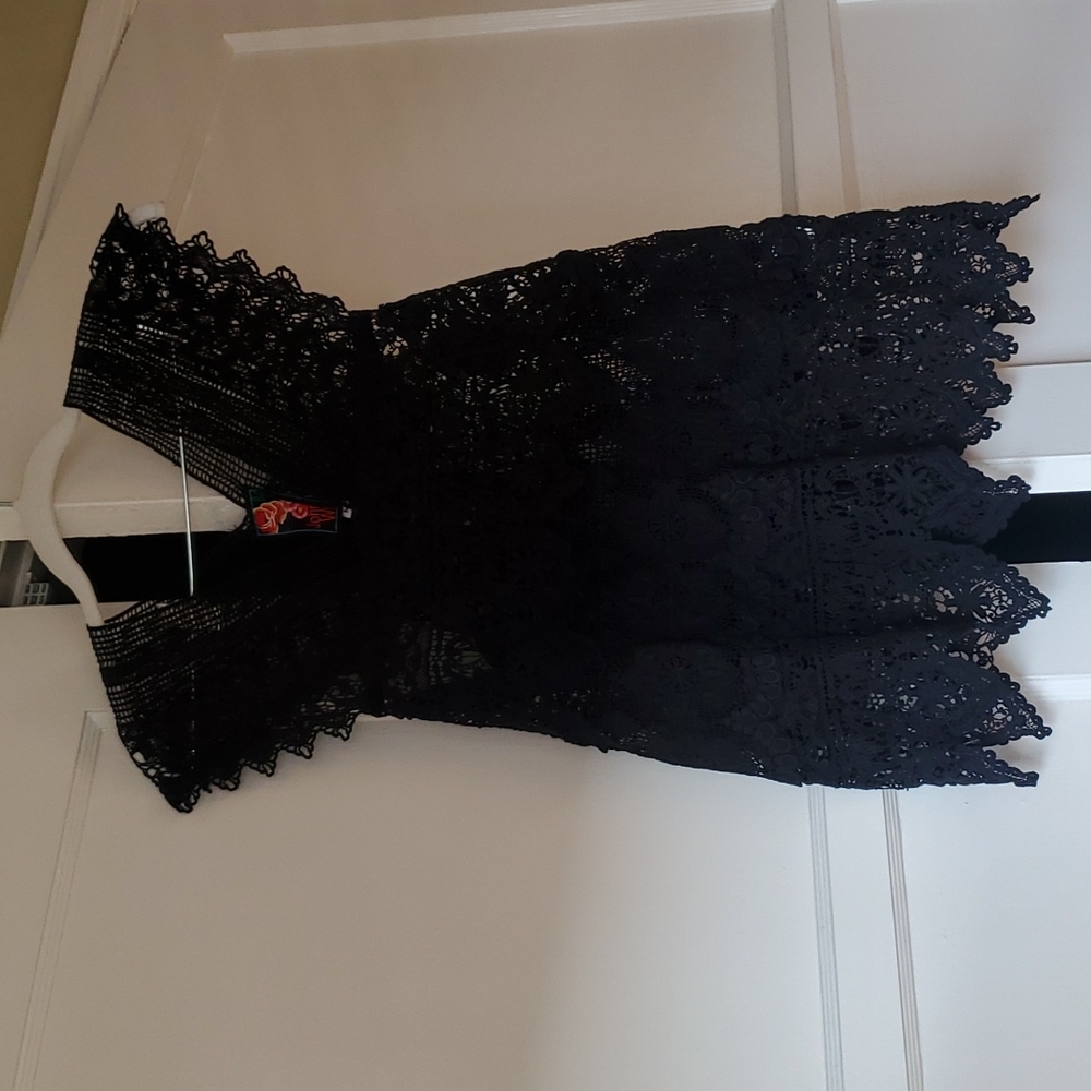 Crochet 'Johnny Was' top
